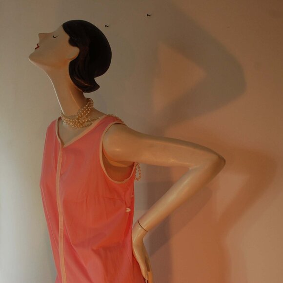 Vintage nighty or 20s dress, nylon, Bust 37" - Picture 3 of 3